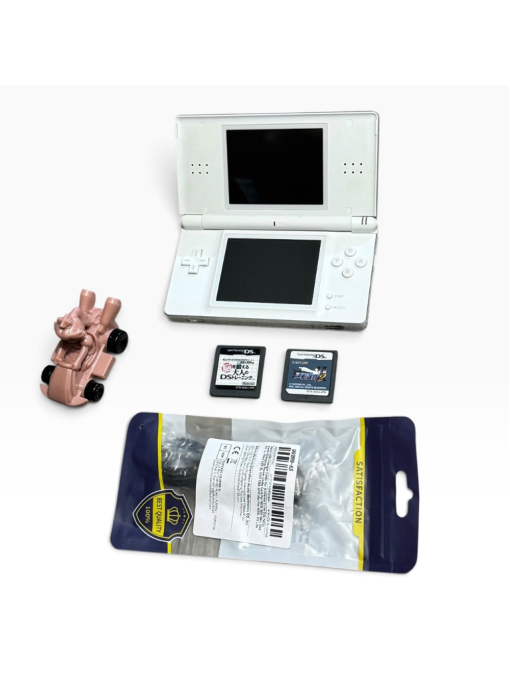 Nintendo DS Lite Handheld Console Bundle With Games And Charger Gba
